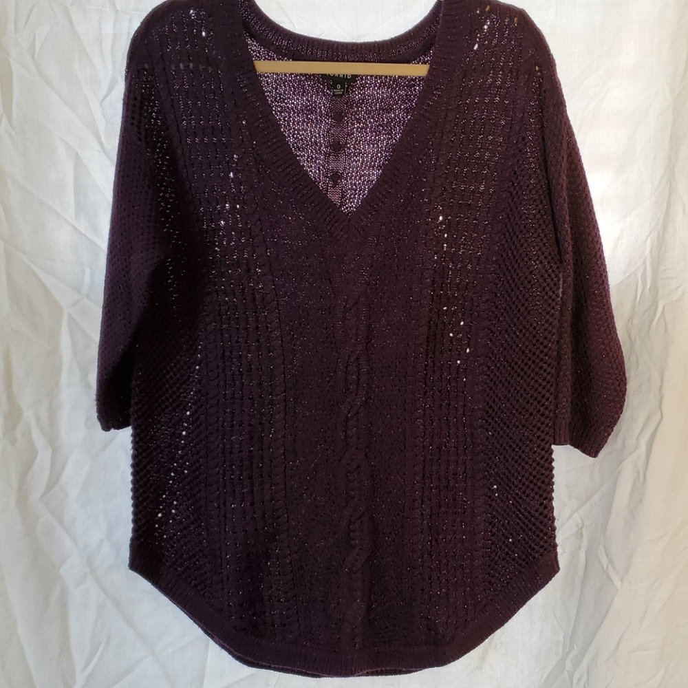 💕like new SWEATER💕dark plum color